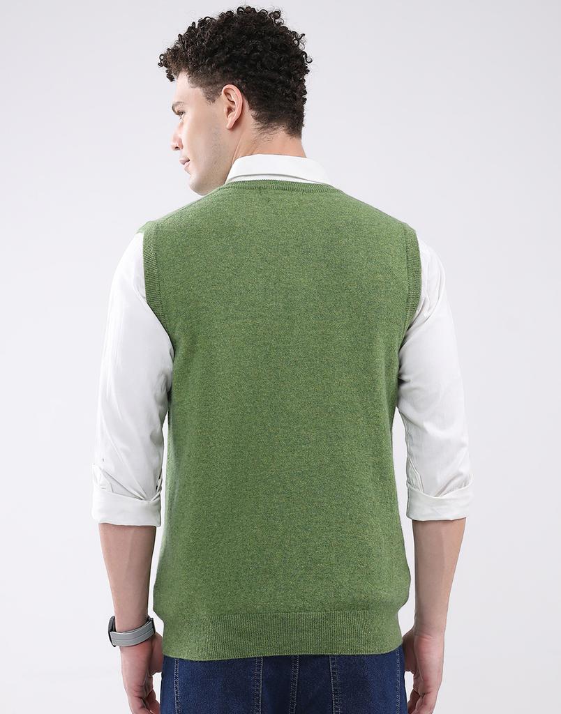 Monte Carlo Men's V Neck Sleeveless Sweater