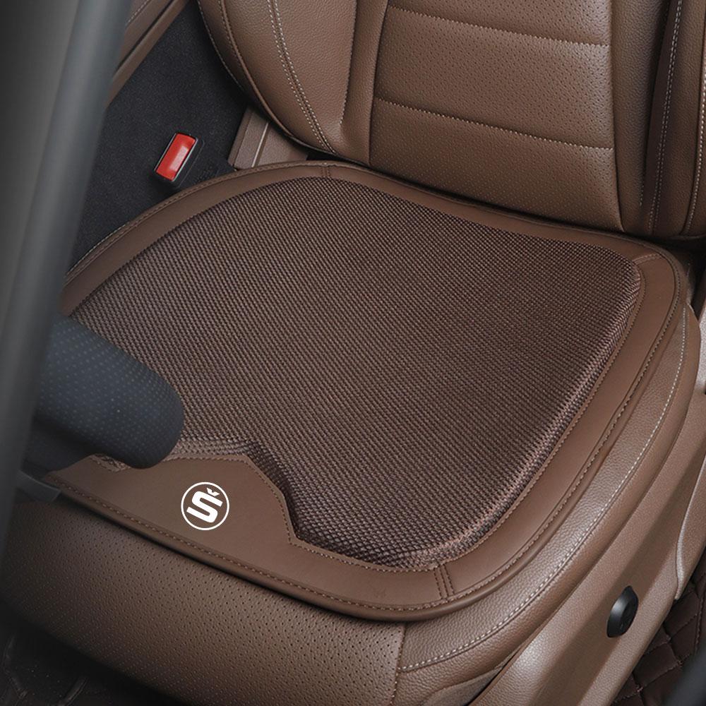 Car Seat Mat Cover Front Seat Chair Comfort Cushion Leather Pads For Skoda Octavia A5 3 2 VRS Vision Kodiaq Favorit Rapid Fabia