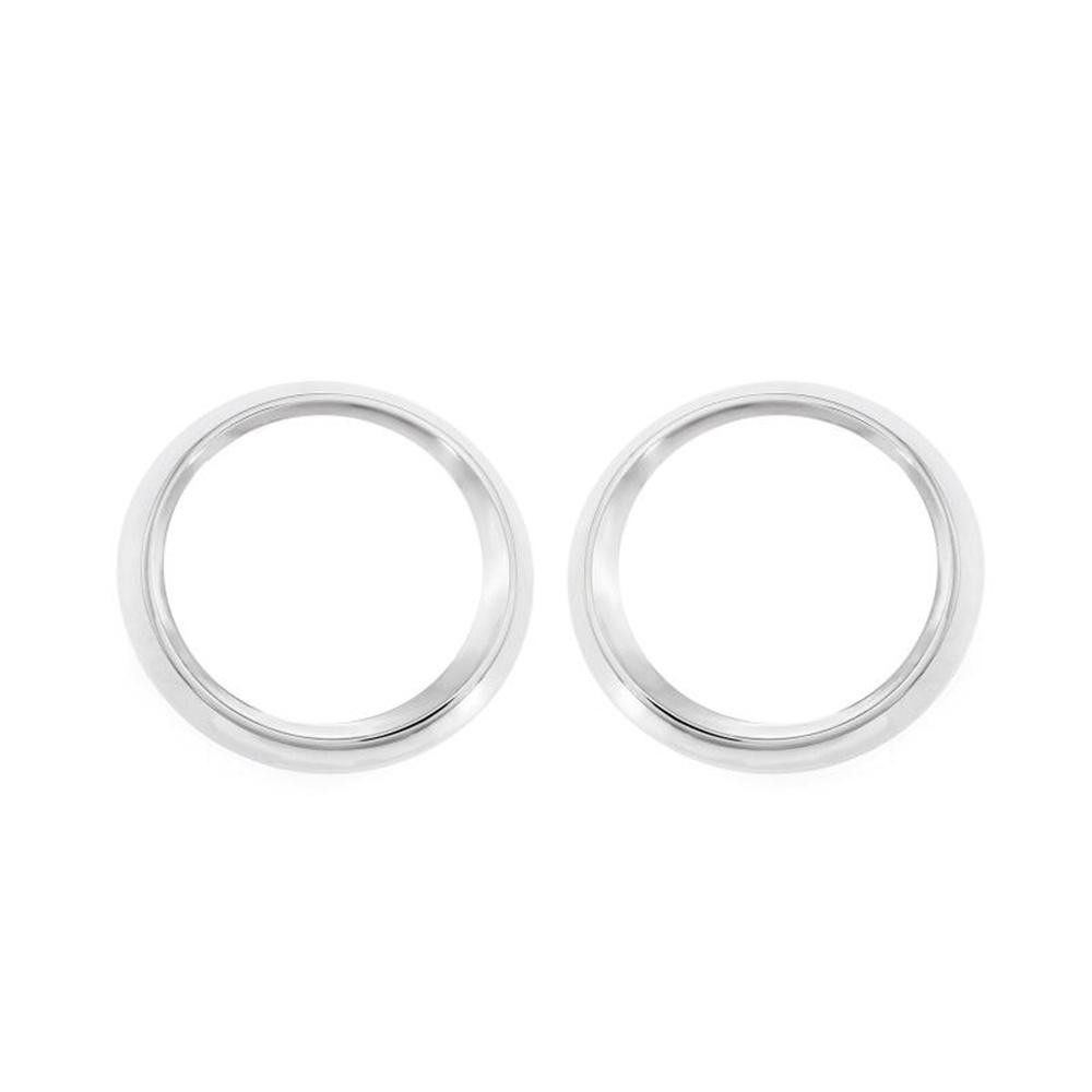 2x Front Bumper Fog Light Lamp Cover Chrome Rings For Toyota Sienna SE 2011-2017