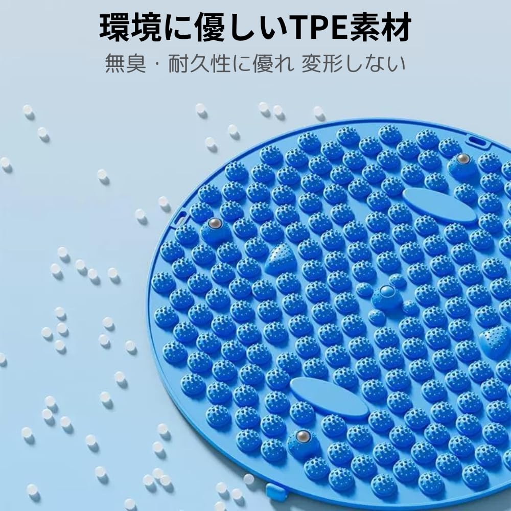 Foot Reflexology Shiatsu Foot Massage Mat for Relieving Fatigue D&Z Mat, Board, (Purple, 35cm)