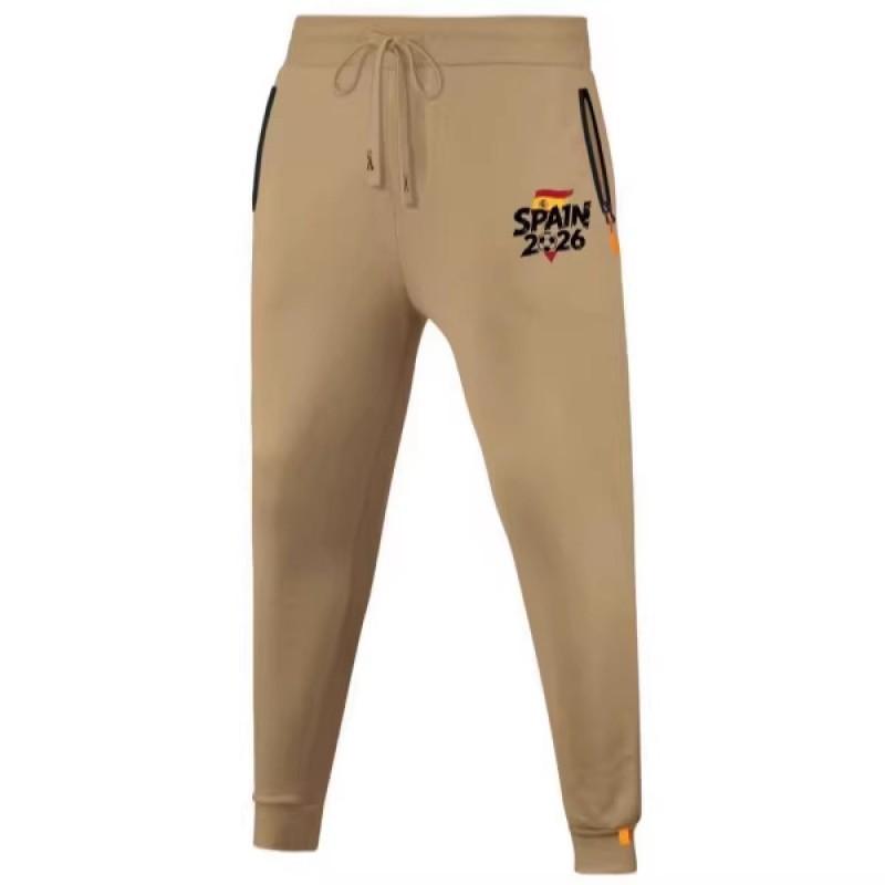 2026 Mens Casual Pants Loose Fit Sports Zip Trousers American Style Versatile Joggers