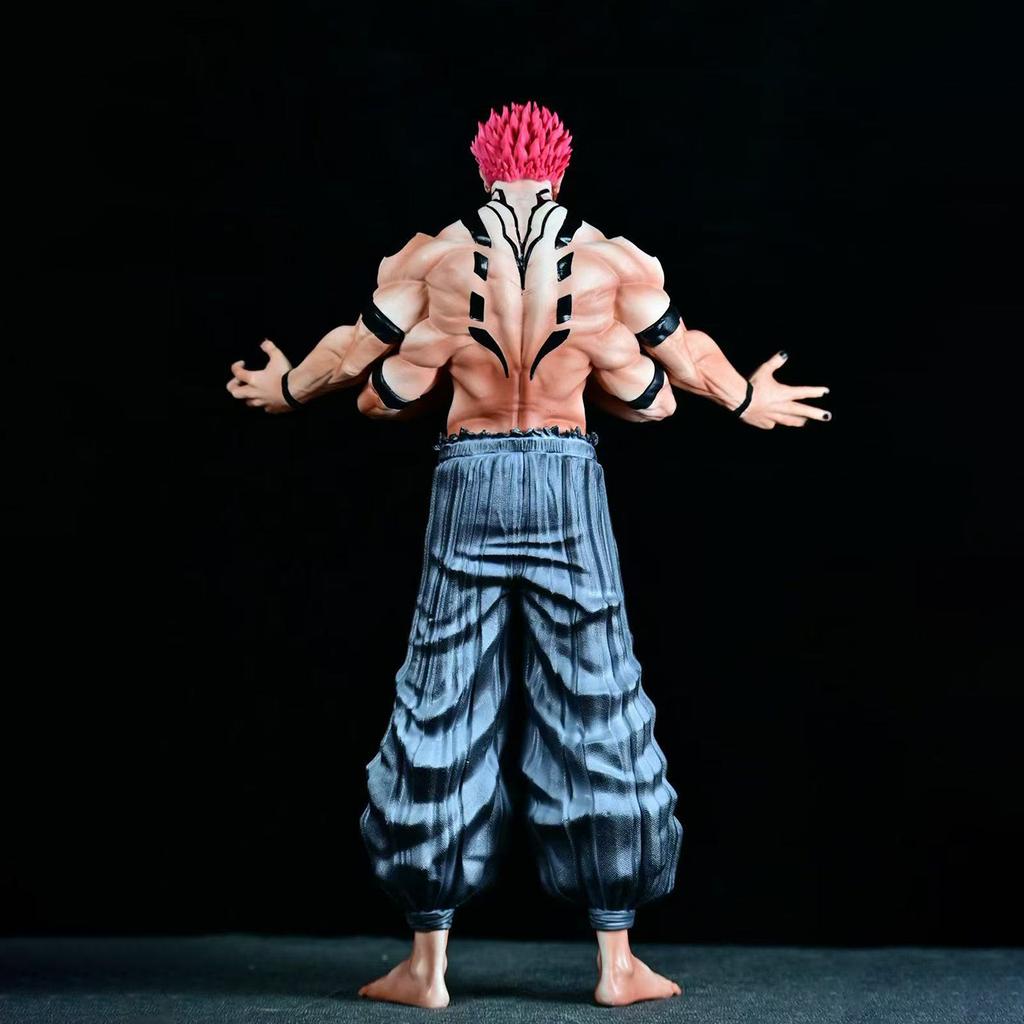 32cm/12.6inch Figure Anime Jujutsu Kaisen Ryomen Sukuna Action Figure PVC Statua da Collezione Modello Ornamento Bambola Giocattoli per Regali
