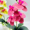 Fake Phalaenopsis Bonsai Small Fake Plants Decor Real Touch for Living Room Home Table Bathroom Bedroom Office Shelf Farmhouse