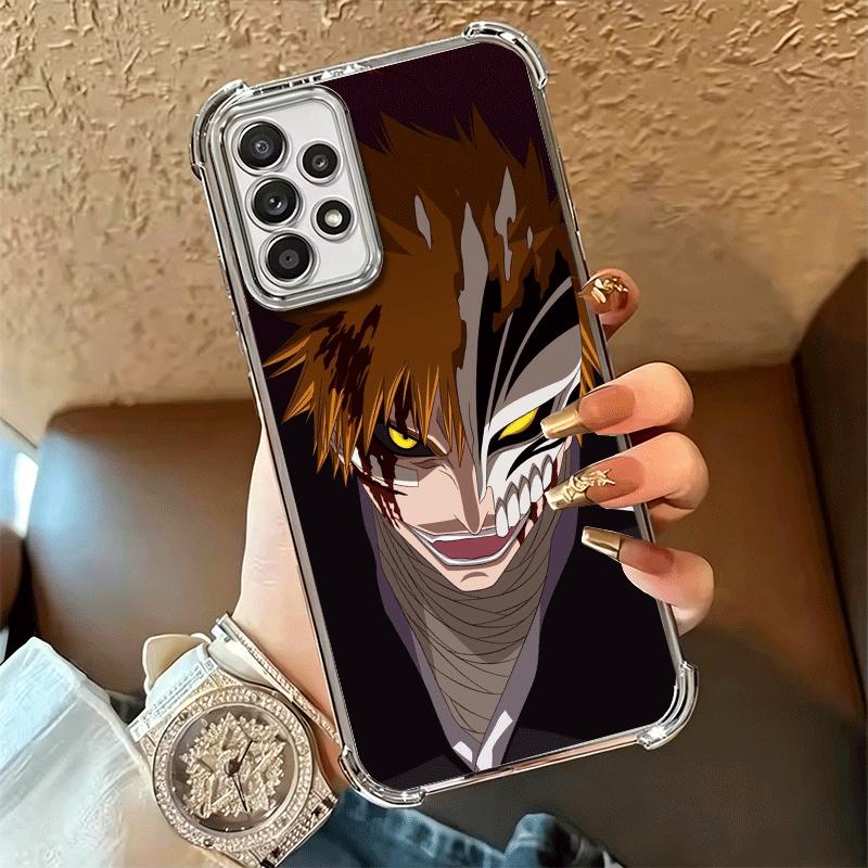 Bleach Kurosaki Ichigo Plating Phone Case For Samsung A17 A07 A37 A57 A16 A56 A15 A55 A14 A54 A13 A53 A26 A36 A25 A35 A24 A34 A2