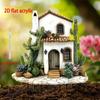 1 piece of whimsical cactus house garden stake - perfect for flower pots and lawns, ideal home and garden decoration gift,