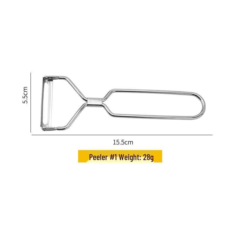 European & American Style 304 Stainless Steel Fruit Peeler with Comfortable Handle