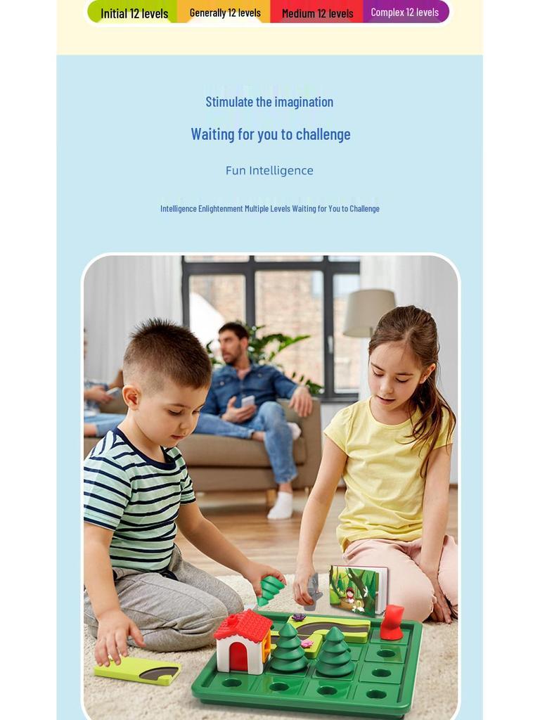 Little Goody Hood & Big Bad Wolf Educational Puzzle Game for Kids