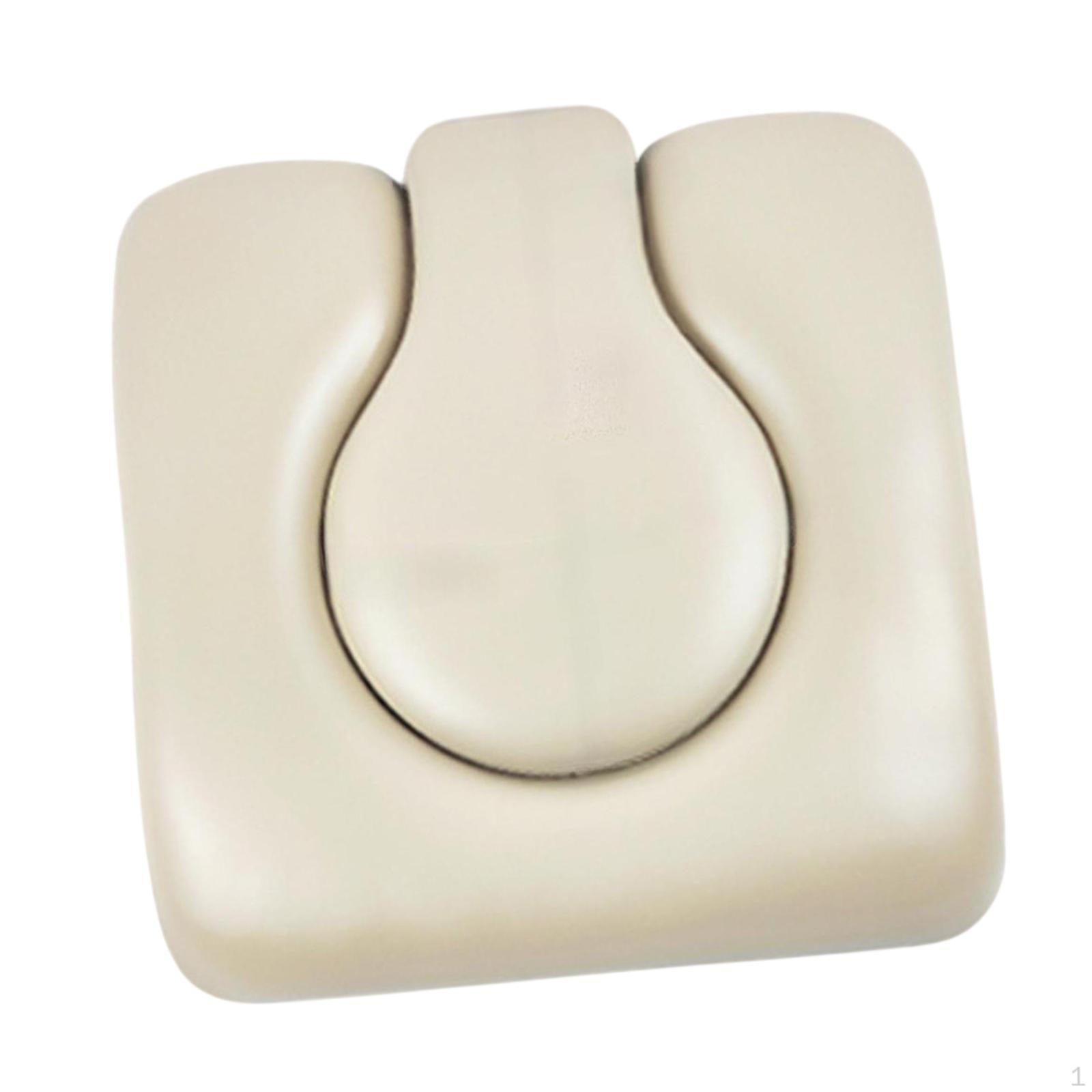 

Подушка для сиденья прикроватного комода с толстой губкой, универсальная, мягкая, легкоочищаемая, водонепроницаемая, туалетная светло-желтого