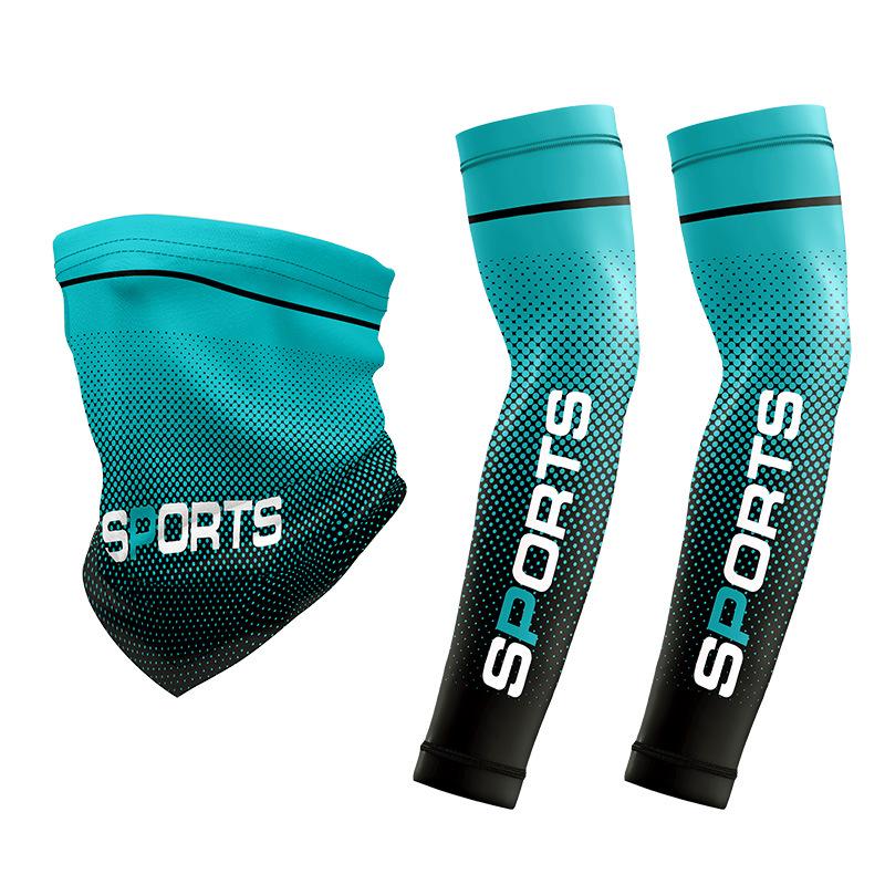 Men's Ice Silk Arm Sleeves - Cool Sun Protection for Summer Cycling, Outdoor Motorcycling, and Fishing