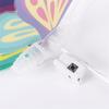 5PCS New Butterfly Fairy Wand Led Light Up Flashing Magic Wand Girls Princess Role Play Props Dollhouse Party Toys Gifts