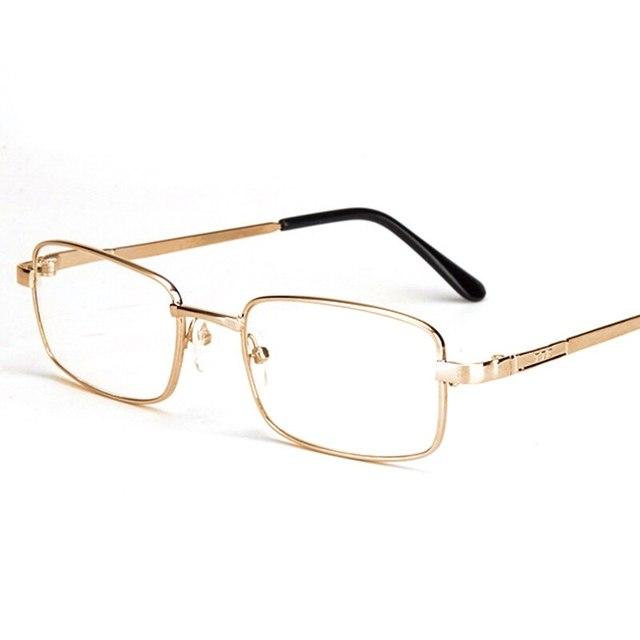 

Scratch Proof Reading Glasses Men s Hyperopia Glasses Anti Fatigue Prescription Lens Eye Wear Metal Material Frame Glasses +10 To +40 1.5
