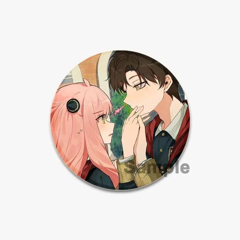 32/44/58mm SPY × FAMILY Badge Cute Anime Anya Forger/Damian Lapel Pins 58mm Round Brooch for Backpack Clothes Accessories Fan Jewelry Gift