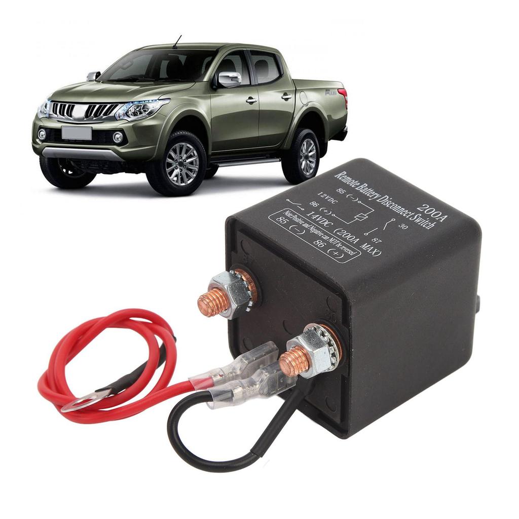 Majatou Remote Disconnect Switch, High Security 200A Dual Kill Switch, Car