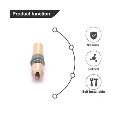 6Pcs Three-Stage Piston Head High-Pressure Copper Head for 6mm 30Mpa High-Pressure Pump Piston