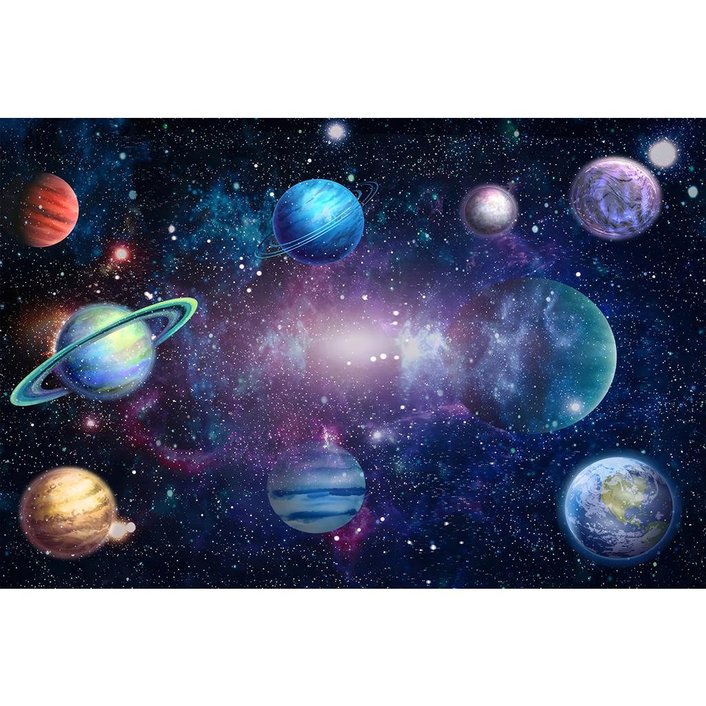 Stars Starry Dark Sky Night Photography Backdrop Customized Fond Background for Baby Children Portrait Photocall Photo Studio