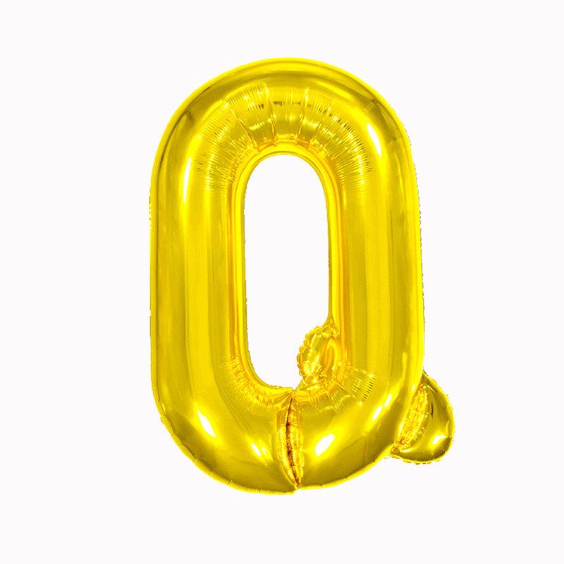 Aluminum Foil Balloon, English Letters, Birthday Party Wedding Decoration, 16" 32" 40"