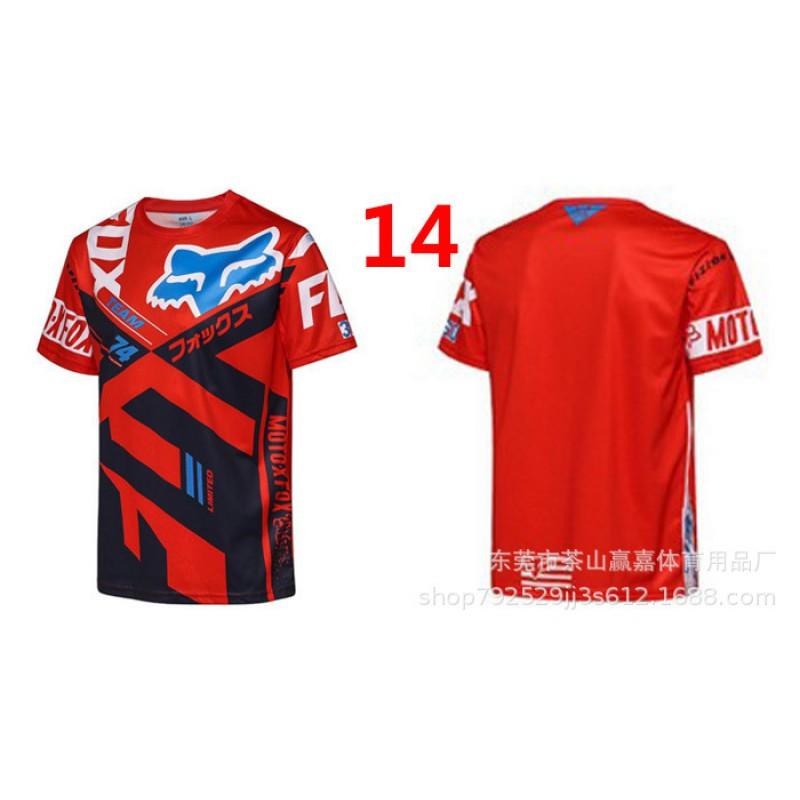 Herren Kurzarm-Motorrad-Fahrradtrikot Schnelltrocknend Offroad-Radfahren Disc-Sportarten