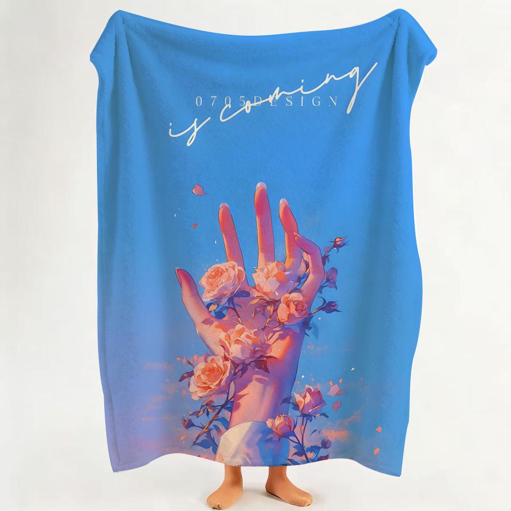 

Art A Artistic Throw Flannel Throw Blanket Suitable for Sofa Living Room Bedroom 75cmx90cm