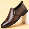 Springtime Summertime Breathable Hallow Genuine Leather Shoes For Men Stylish Business Daily Genuine Leather Shoes Male British Style Dress Shoe Man