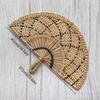 Handwoven Seagrass Wall Fan Decorative Hanging Home Boho Style Natural Fiber Craft