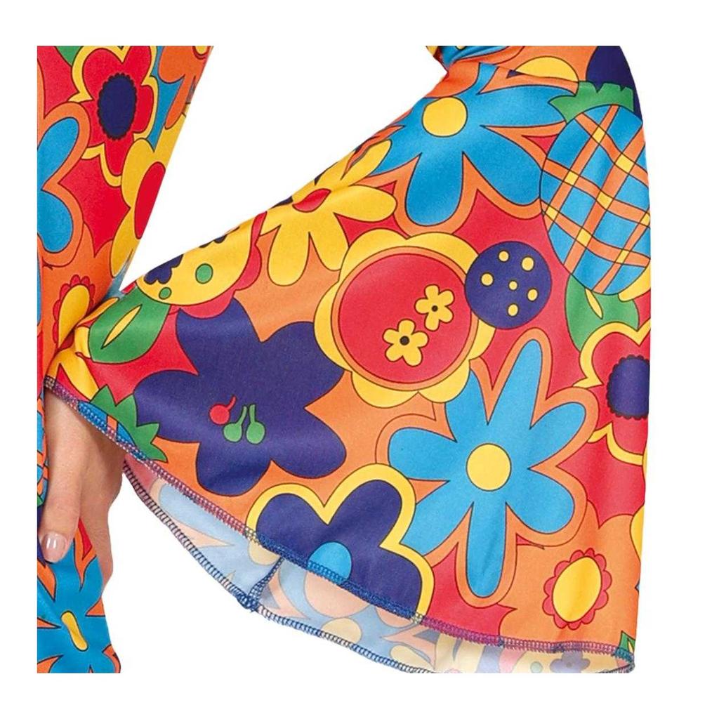 Fiestas Guirca Womens/Ladies Hippie Flower Costume Set