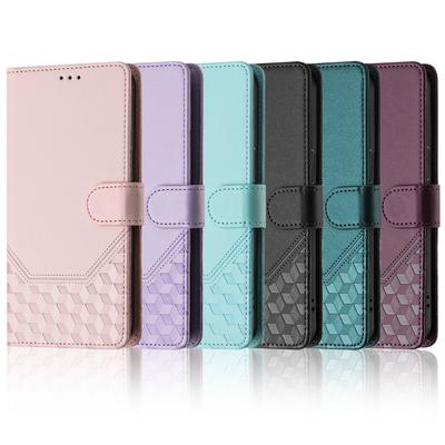 Luxus-Ledertasche für OPPO A56 A16 A55S A54S K10 A96 A76 A36/Reno 12F Reno12 RFID-blockierender Kartensteckplatz, magnetischer Anziehungsständer, stoßfeste Klappabdeckung