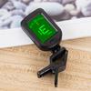 T-02 Guitar Tuner Clip-on Chromatic Digital Tuner LCD Display Mini Size Tuner for Acoustic Guitar Ukulele Violin Tuner Accessory
