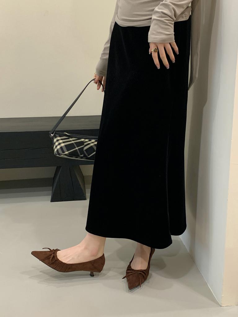 French pointed high heels small fragrant single shoes women's 2025 autumn new thin heel single shoes temperament low heel work shoes