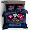 Game Duvet Cover Set Game Contoller Comforter Cover for Kids Boys Teens Player Game Double Queen King Size Polyester Bedding Set