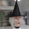 Easter Witch Mask Halloween cos Costume Witch Hat Witch Props Horror Latex Headgear