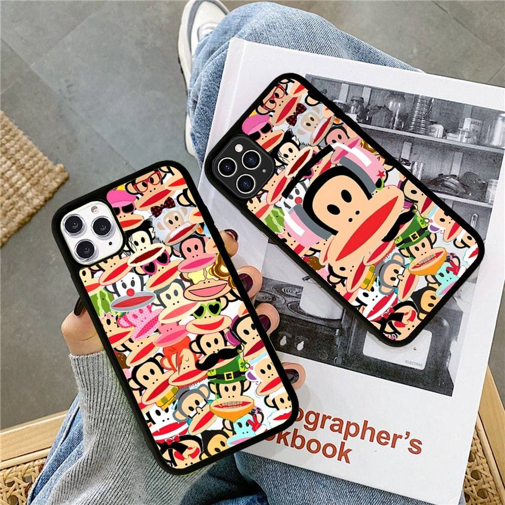 Classic P-Paul F-Frank Logo PC+TPU Protective Phone Case For IPhone 17 16 Pro Max 15 Plus 14 13 12 11 Cover