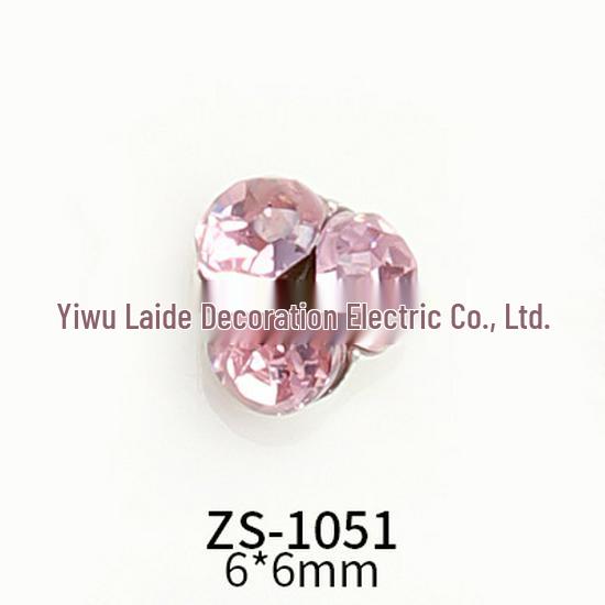 New Hot-Selling French Blush Crystal Diamond Nail Art Jewelry: Super Whitening Pink and Tender Design