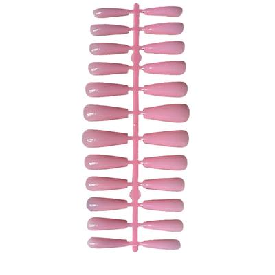 1 Set Color Street Nagelstreifen Sarg-Design Künstliche Zehenspitzen Unifarbene Vollabdeckung Ballerina-Stil Salon für Damen Mädchen