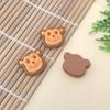 Animals Shaped Cookie Resin Ornament Cabochons Simulated Food Dessert for DIY Jewelry Embellishment Craft Slime Supplies