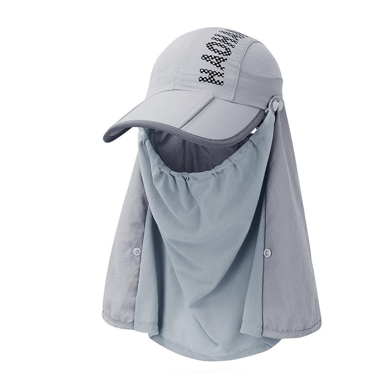 Outdoor Hat Protective Sun Hat Breathable Quick Drying Foldable Hat Travel Sunscreen Baseball Hat Versatile