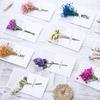 1pcs Gift Cards Wedding Invitation Starry Sky Dried Flowers Handwritten Blessing Birthday Thank You Mother's Day Gift Card