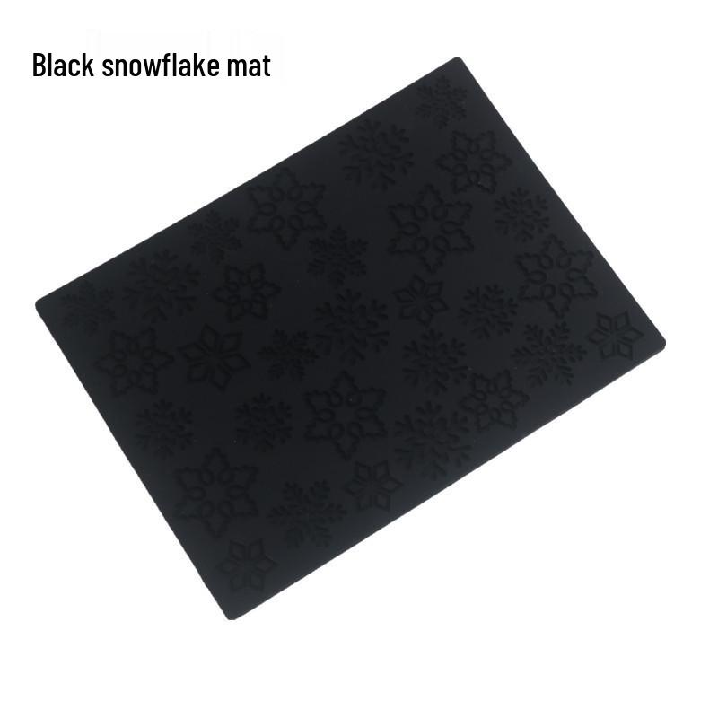 Silicone Mousse Swiss Roll Texture Pad - Tree Bark Lace Fondant Mat for Western Pastry Baking