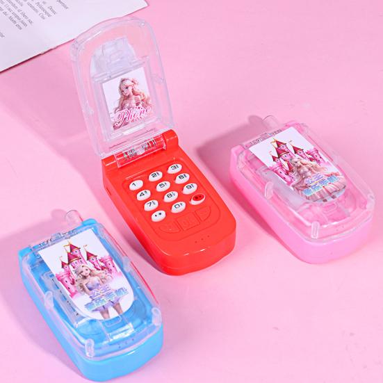 Kids Mobile Boys Phone Toy with Simulated Girls Princess Flip Phone