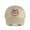 Patriotic Butterfly Garden Birthday Baseball Cap Fashion Outdoor Sports Sunhat Unisex Snapback Cap Womens