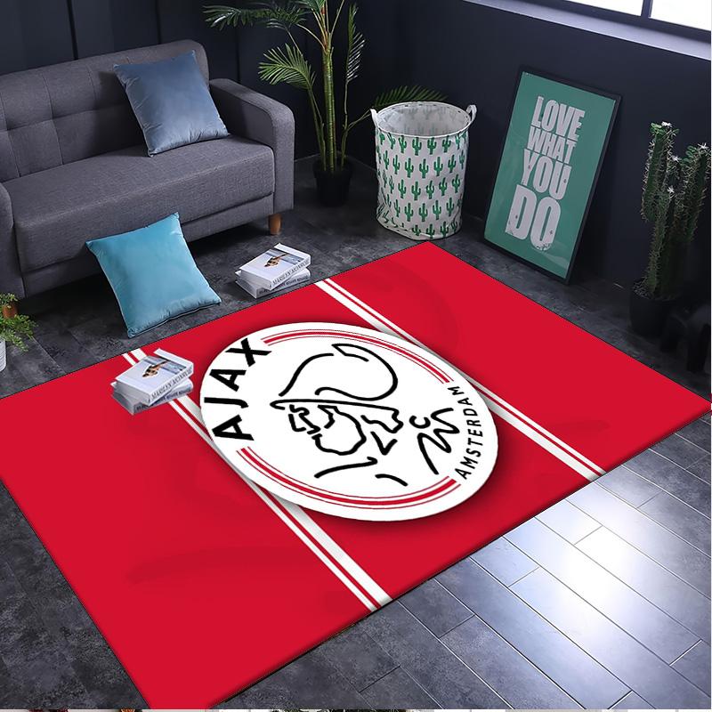 1PC rug Ajax Amsterdam Crest Carpet, Chair Rug,Area Rug for Office Bedroom living rooms bedroom, Doormat decor Christmas fan gifts