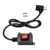 Inline Cord Switch with 4ft 18AWG Cable Piggyback Plug 16A IP67 Water Proof Inline Power Switch NEMA 5 15P Plug and 5