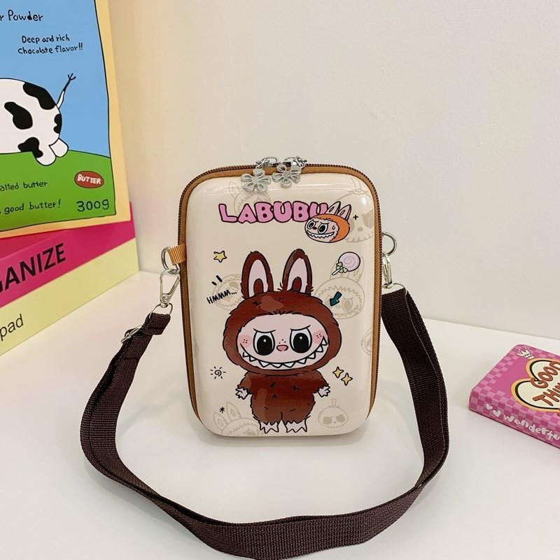 Labubu Capybara Pvc Childrens Bag With Animal Print And Cute Design For School Storage