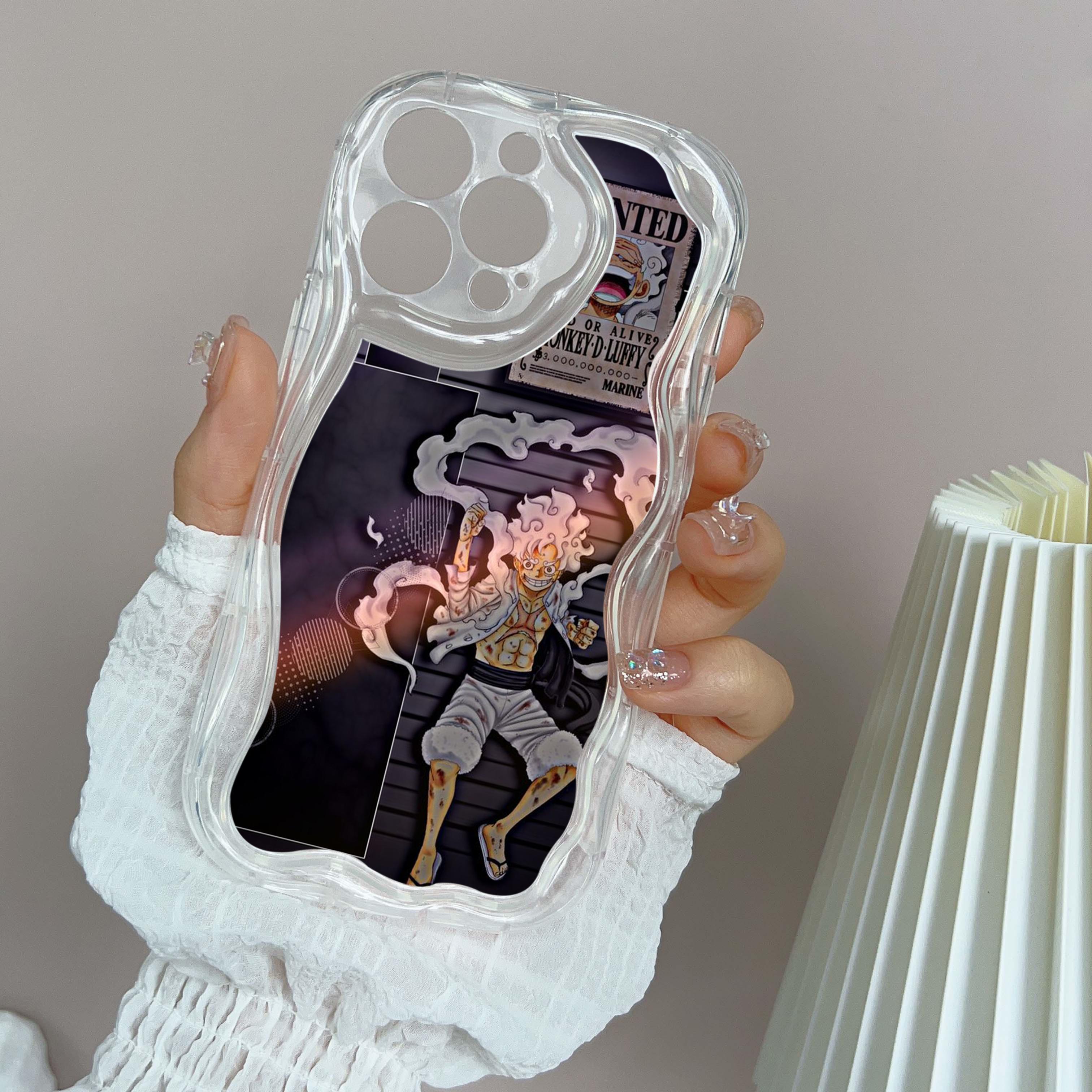 

Ae92 One Piece Luffy Gear 5 защитные чехлы для телефонов Apple iPhone 16 15 14 13 Pro Max 11 12 mini XR 7 8 6s Plus XS Max SE Wave TPU задняя крышка for iPhone 16 Pro Max
