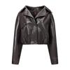 Lederjacke, Lässige Damenjacke, PU-Lederjacke für Paare, Reversjacke