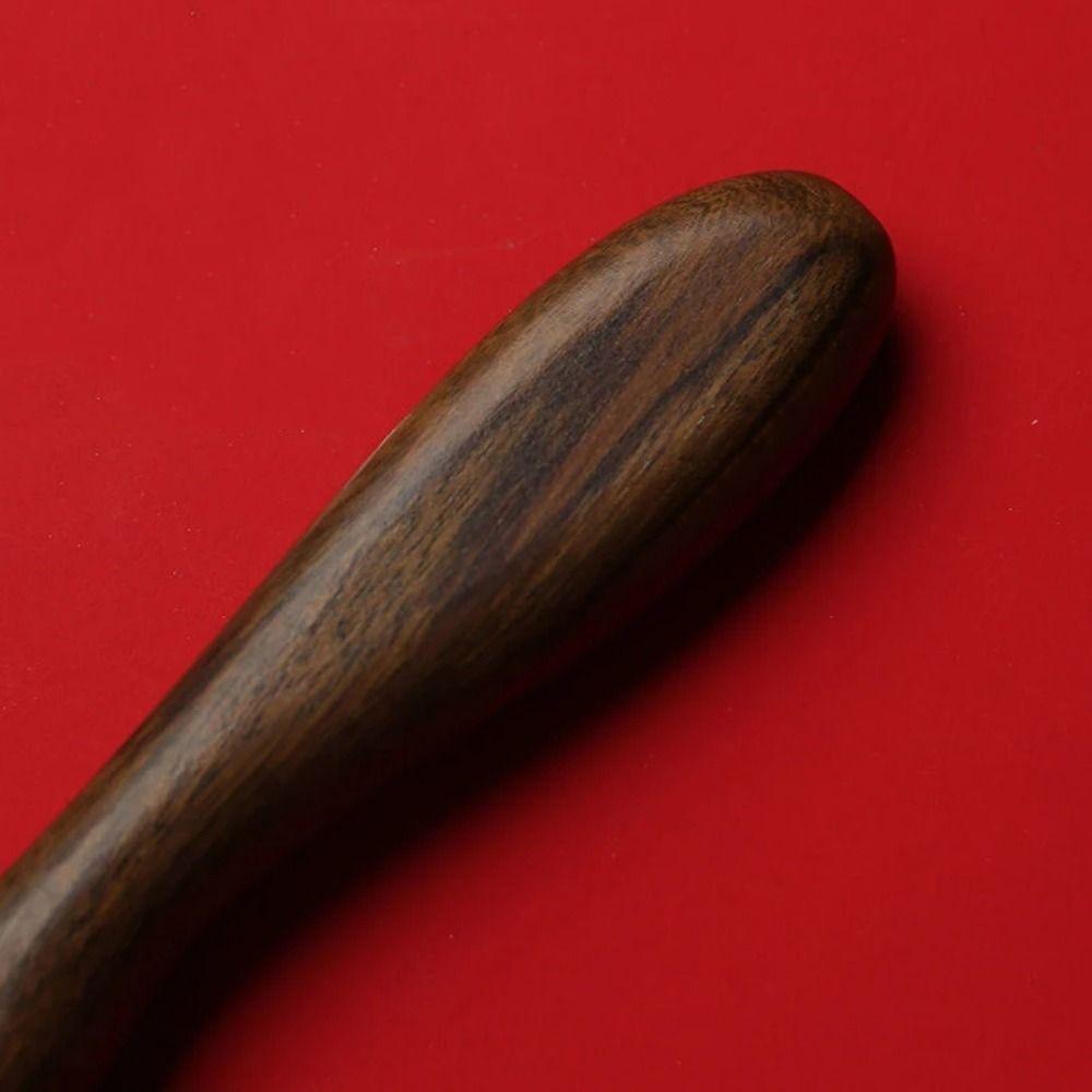 No-snags Natural Wood Hairbrush Wide Tooth Sandalwood Scalp Massager  For Women