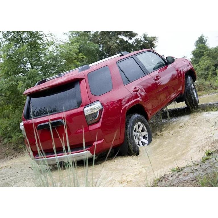 4 Pezzi Guscio in Gomma per Finestrini Nero o Cromato per Toyota 4Runner 75711-35011 2009-2020 Guarnizione Vetro Esterna