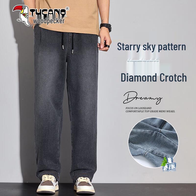 

TUCANO Men s Summer Ice Feel Denim Jeans XL