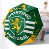 Sporting CP, Portugal Automatic Opening and Closing, 8 rib Structure Portable Umbrella, Suitable for Men and Women in All Seasons  Perfect G