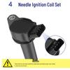 6-Piece Ignition Coil & Spark Plug Set for Toyota Lexus 3.5L V6 RX350