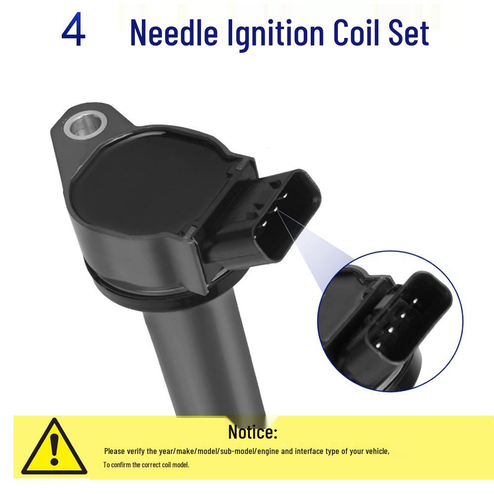 6-Piece Ignition Coil & Spark Plug Set for Toyota Lexus 3.5L V6 RX350